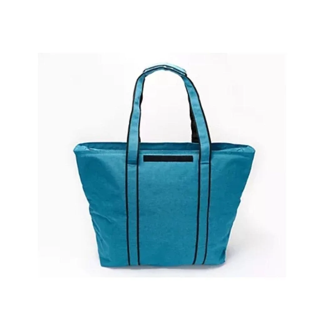 Lock & Lock Insulated Soft Carrier Cooler Turquoise‎ Blue Large Tote Bag NWOT